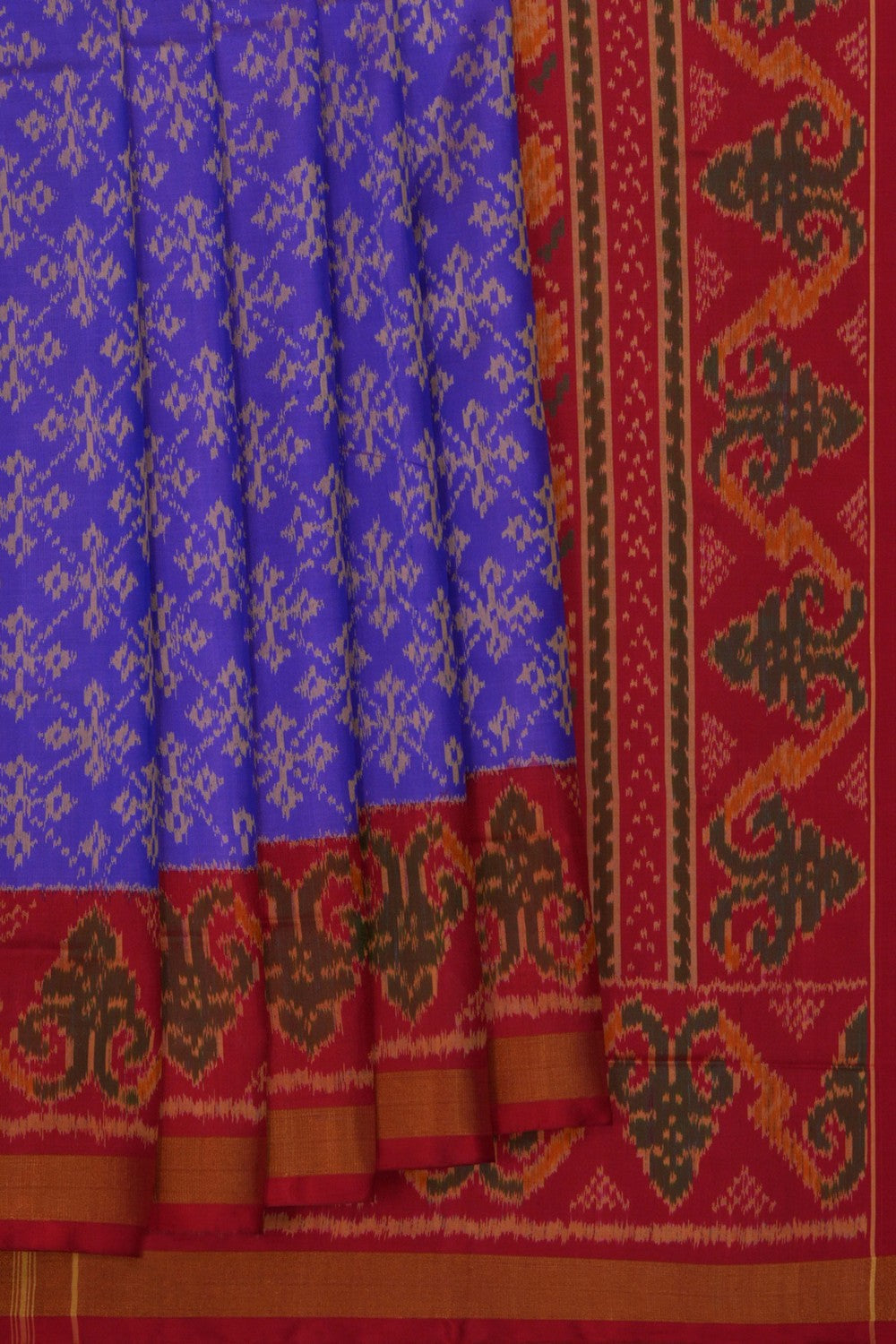 Image of Rajkot Silk Purple Saree